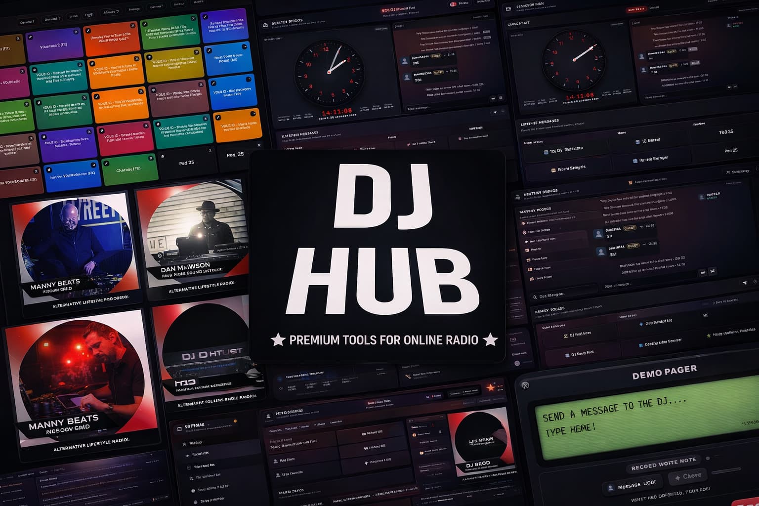DJ Hub — the complete online radio ecosystem